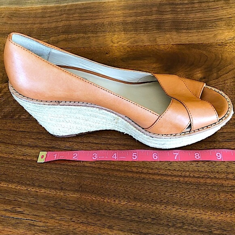 ❌SOLD❌ Michael KORS Sandals, Leather Open Toe ESPADRILLE! - Picture 12 of 16